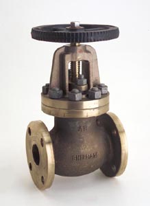 aluminium bronze globe valves used in marine applications for seawater media